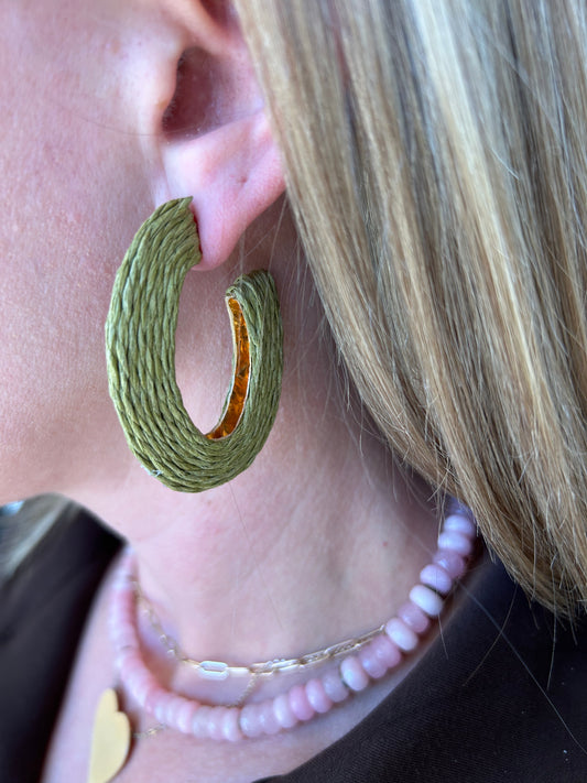 The Raffia Earrings